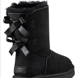 UGG Bailey Suede Bow II Water - Repellent Boots